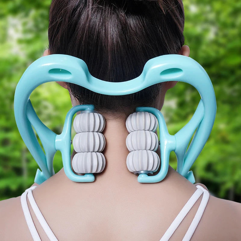 tensionpuller neck rolling massager