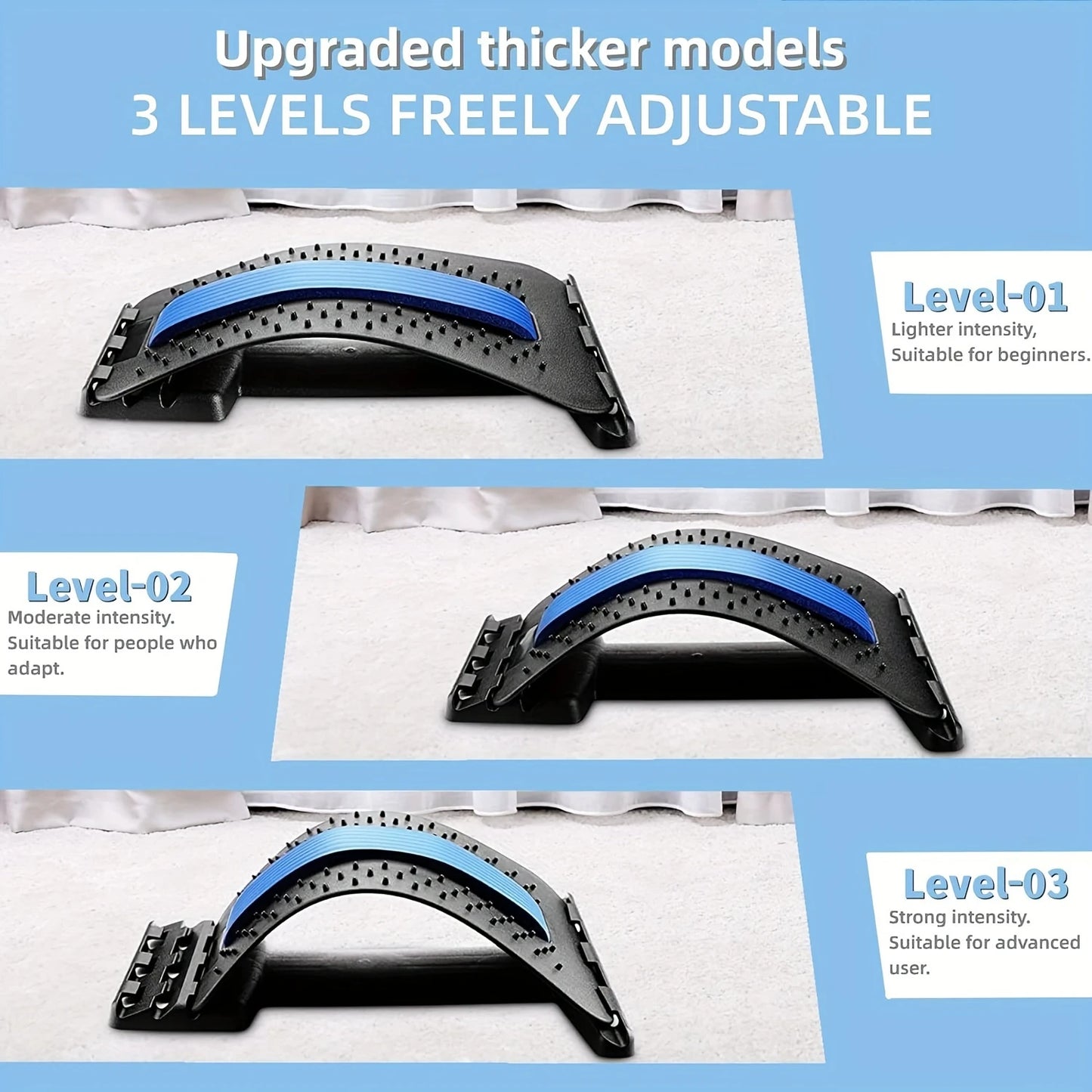 Tensionpuller Adjustable back stretcher
