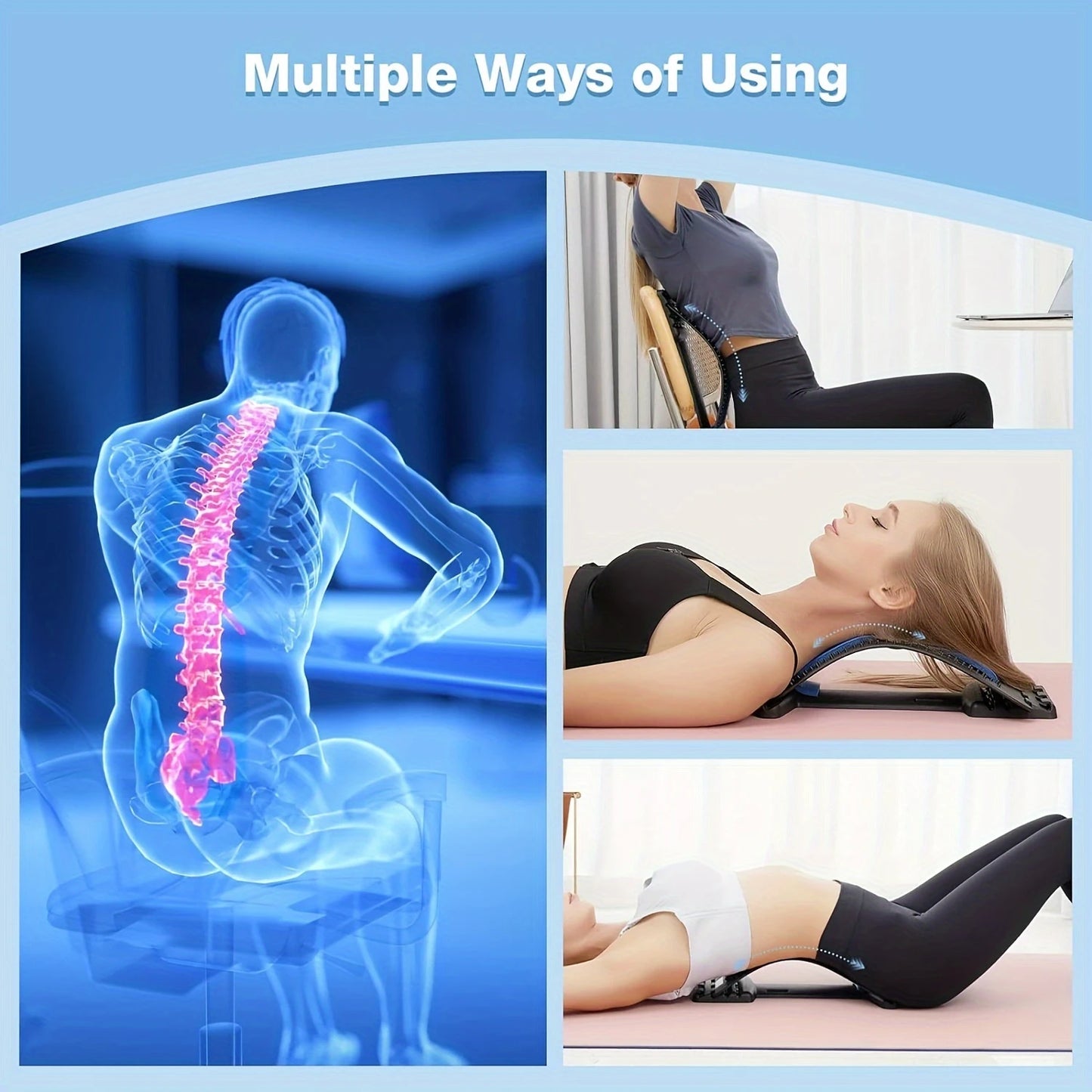 Tensionpuller Adjustable back stretcher